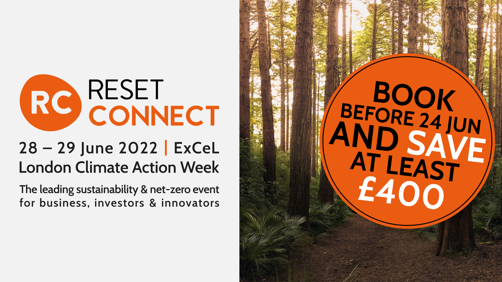 Reset Connect – the UK’s leading sustainability and net-zero event