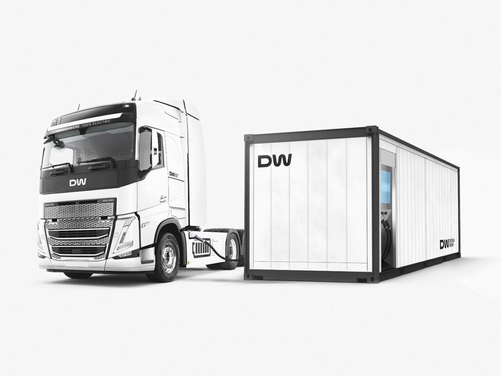 Megawatt battery system charges electric trucks in just 45 minutes